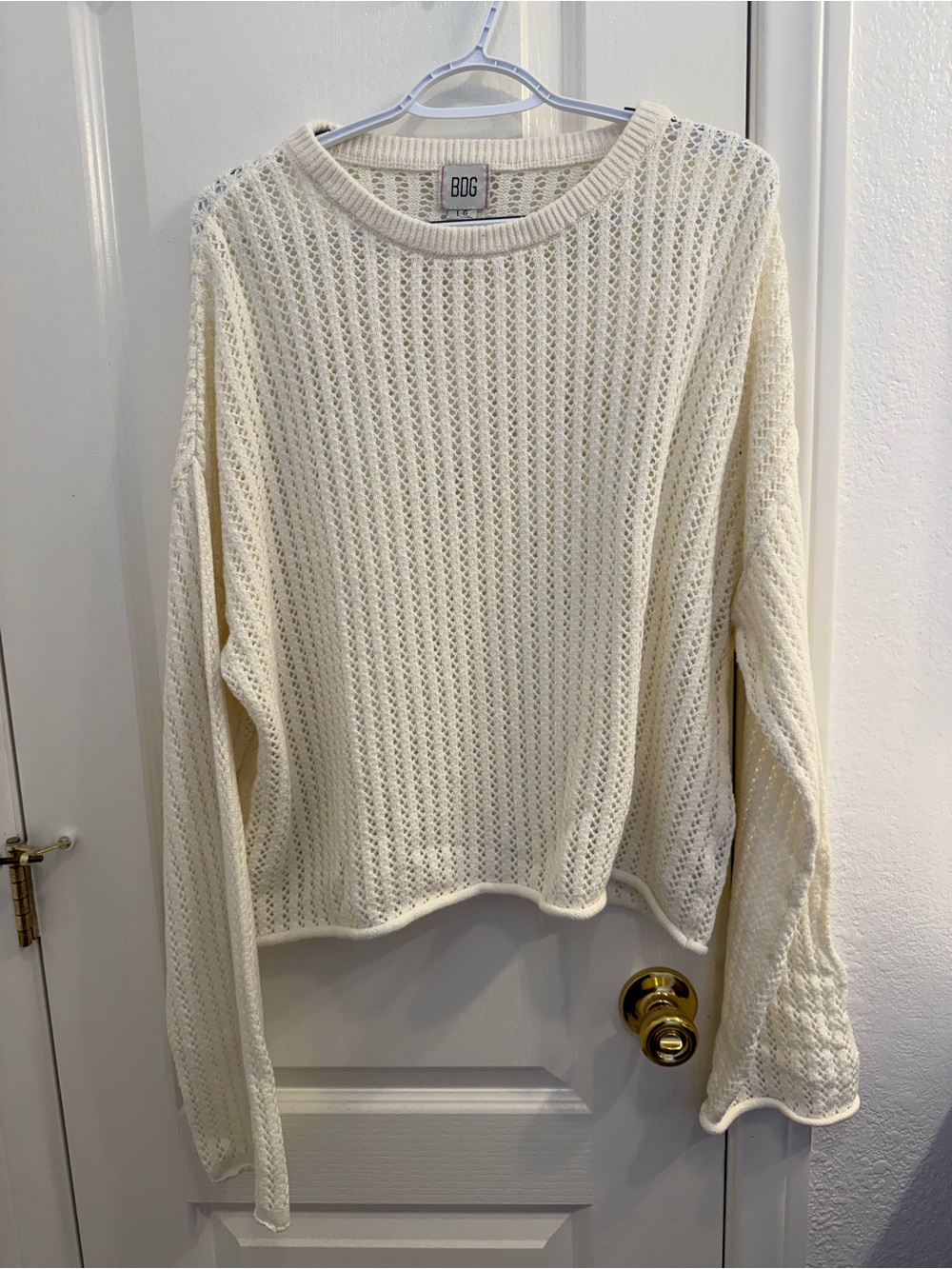 BDG Cream/Ivory Open-Knit Sweater 🤍